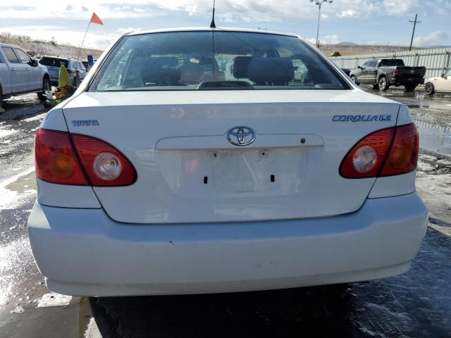 JTDBR32E132001420 - 2003 TOYOTA COROLLA CE WHITE photo 6