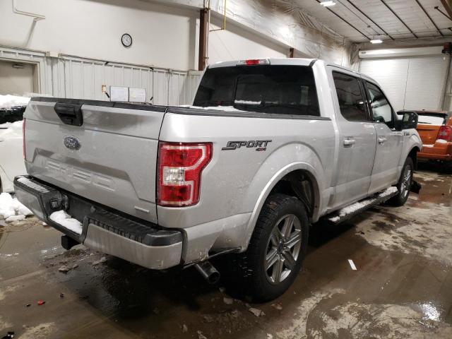 1FTEW1E49KKC58613 - 2019 FORD F150 SUPERCREW SILVER photo 3