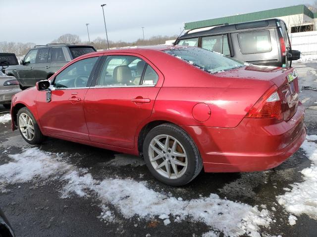 3FAHP0JA0CR314103 - 2012 FORD FUSION SEL RED photo 2