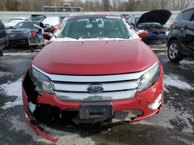 3FAHP0JA0CR314103 - 2012 FORD FUSION SEL RED photo 5
