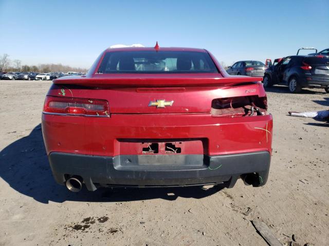 2G1FC1E32F9105267 - 2015 CHEVROLET CAMARO LT RED photo 6