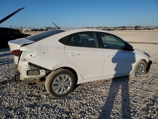 3KPC24A69ME142913 - 2021 HYUNDAI ACCENT SE WHITE photo 3