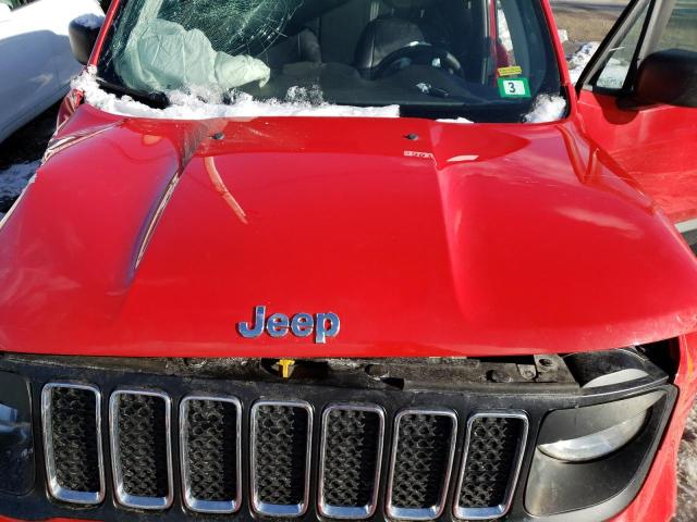 ZACNJBAB3KPK78903 - 2019 JEEP RENEGADE SPORT Կարմիր լուսանկար 12