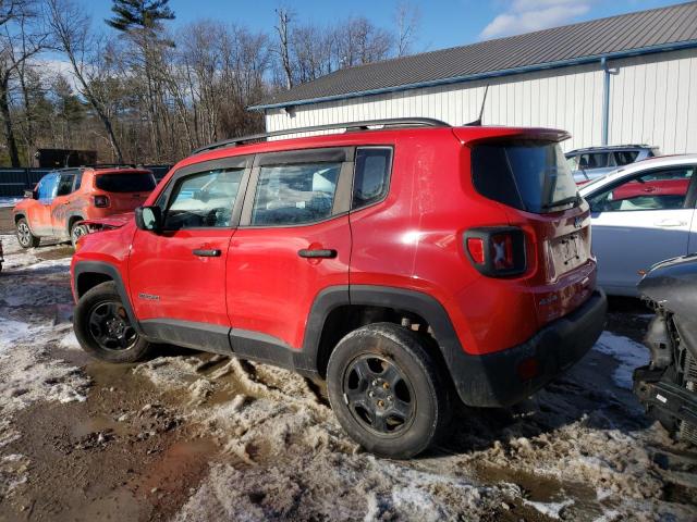 ZACNJBAB3KPK78903 - 2019 JEEP RENEGADE SPORT Կարմիր լուսանկար 2