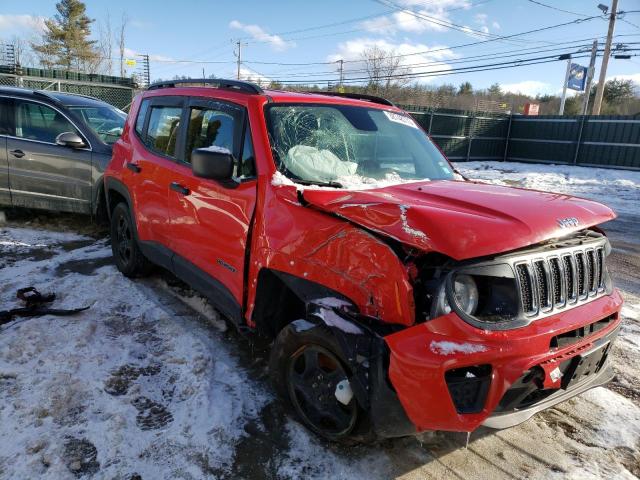 ZACNJBAB3KPK78903 - 2019 JEEP RENEGADE SPORT RED photo 4