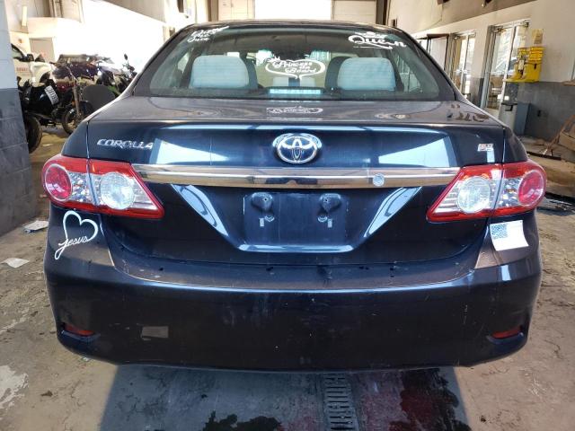 2T1BU4EE9DC032644 - 2013 TOYOTA COROLLA BASE BLACK photo 6