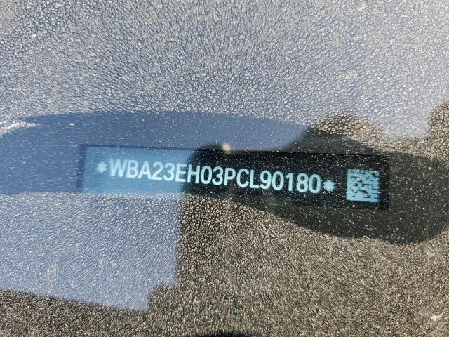 WBA23EH03PCL90180 - 2023 BMW 740 I BLACK photo 12