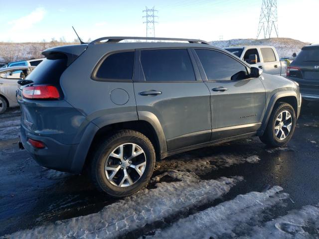 1C4PJMBS2EW255237 - 2014 JEEP CHEROKEE TRAILHAWK GRAY photo 3