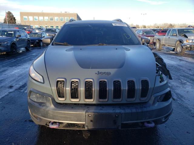 1C4PJMBS2EW255237 - 2014 JEEP CHEROKEE TRAILHAWK GRAY photo 5