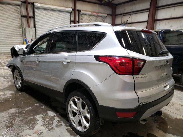 1FMCU9J99KUA48249 - 2019 FORD ESCAPE TITANIUM SILVER photo 2