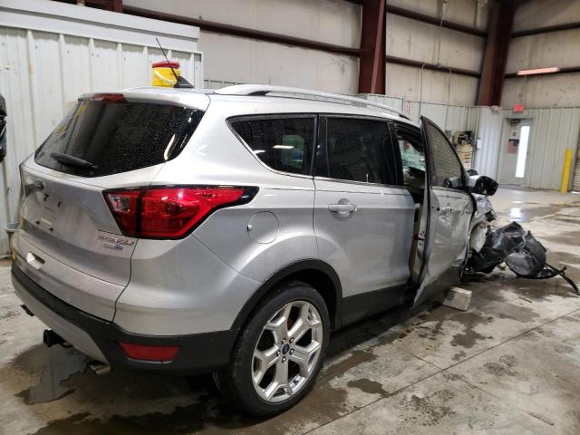 1FMCU9J99KUA48249 - 2019 FORD ESCAPE TITANIUM SILVER photo 3