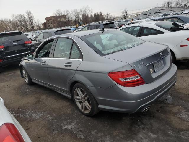 WDDGF8AB9EG208197 - 2014 MERCEDES-BENZ C 300 4MATIC GRAY photo 2