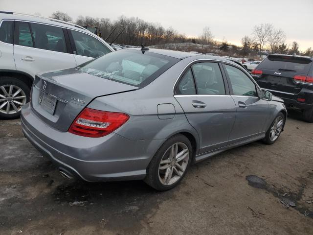 WDDGF8AB9EG208197 - 2014 MERCEDES-BENZ C 300 4MATIC GRAY photo 3