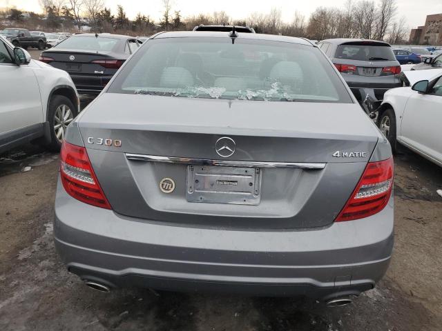 WDDGF8AB9EG208197 - 2014 MERCEDES-BENZ C 300 4MATIC GRAY photo 6