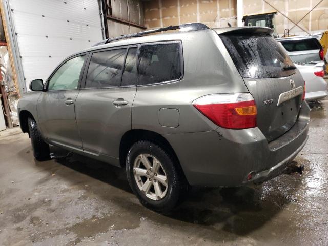 JTEES41A382044066 - 2008 TOYOTA HIGHLANDER GREEN photo 2