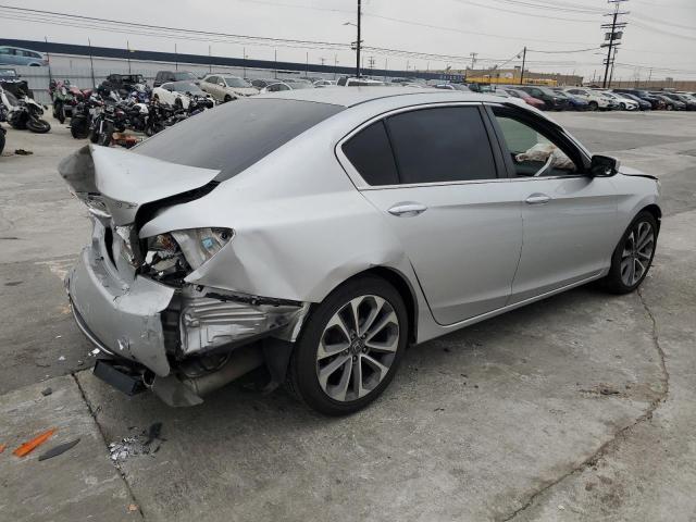 1HGCR2F53FA034049 - 2015 HONDA ACCORD SPORT SILVER photo 3