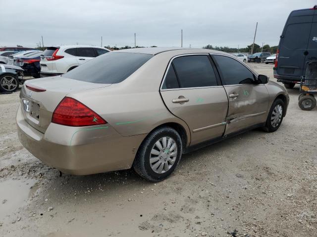 3HGCM56467G705644 - 2007 HONDA ACCORD LX GOLD photo 3