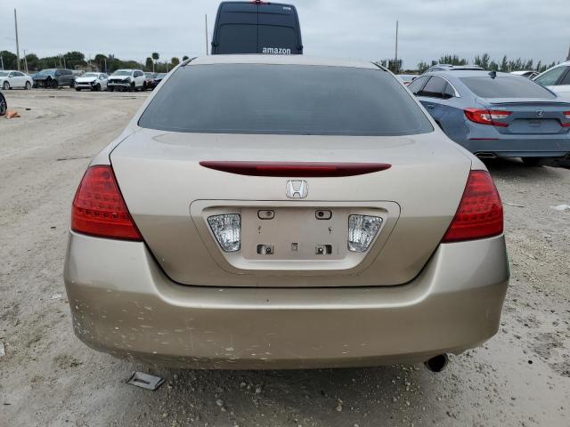 3HGCM56467G705644 - 2007 HONDA ACCORD LX GOLD photo 6