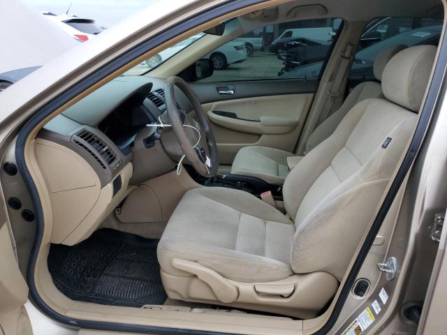 3HGCM56467G705644 - 2007 HONDA ACCORD LX GOLD photo 7