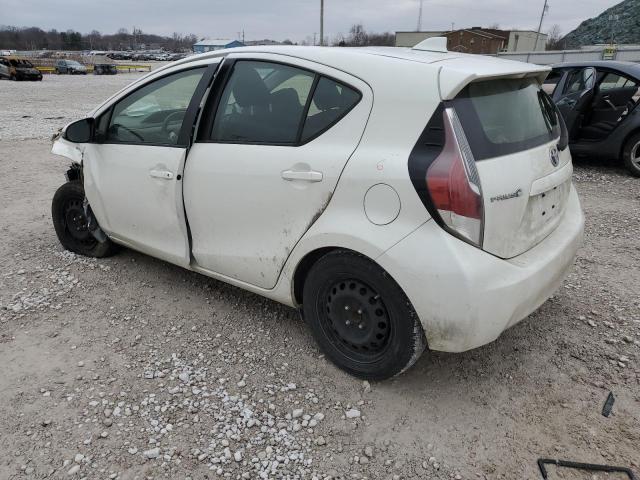 JTDKDTB37F1109449 - 2015 TOYOTA PRIUS C WHITE photo 2