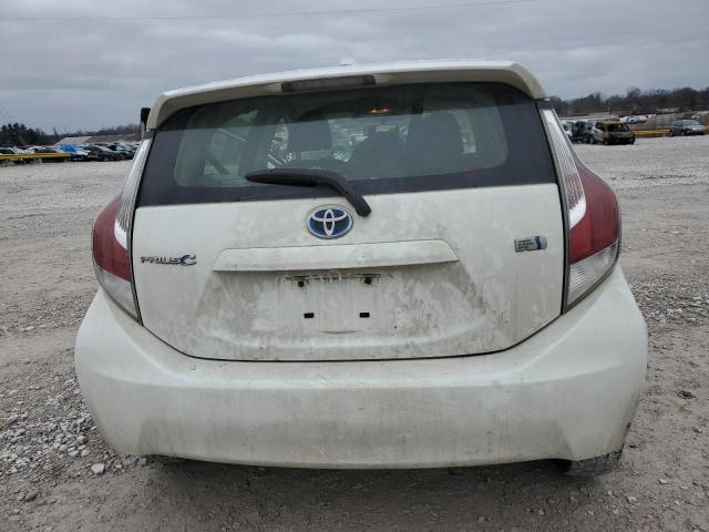 JTDKDTB37F1109449 - 2015 TOYOTA PRIUS C WHITE photo 6