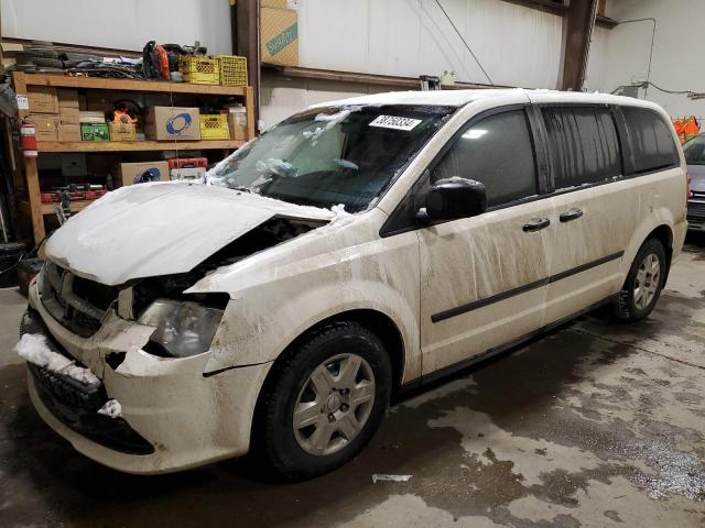 2C4RDGBG0DR533220 - 2013 DODGE GRAND CARA SE WHITE photo 1