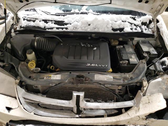 2C4RDGBG0DR533220 - 2013 DODGE GRAND CARA SE WHITE photo 12