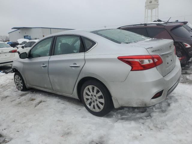 3N1AB7APXGY333750 - 2016 NISSAN SENTRA S SILVER photo 2