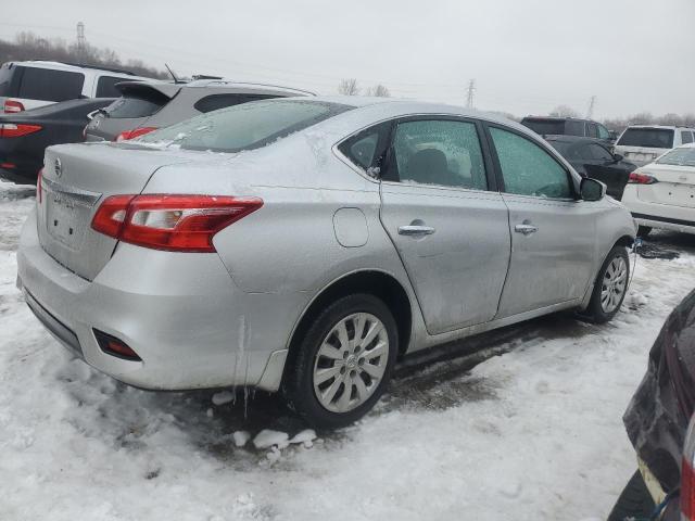 3N1AB7APXGY333750 - 2016 NISSAN SENTRA S SILVER photo 3