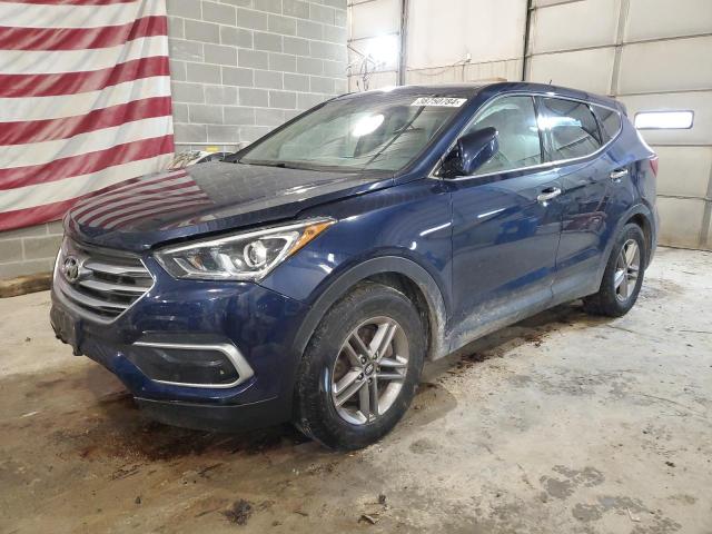 5XYZTDLB2JG554283 - 2018 HYUNDAI SANTA FE S BLUE photo 1