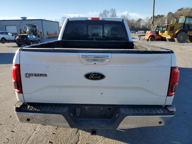 1FTFW1EG3FFA82168 - 2015 FORD F150 SUPERCREW WHITE photo 6