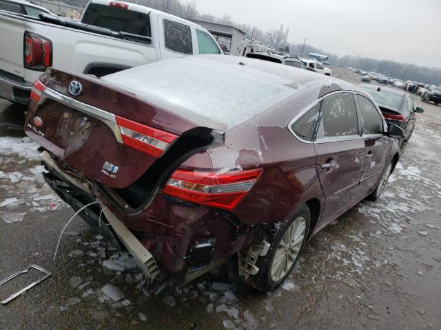 4T1BD1EB8FU048291 - 2015 TOYOTA AVALON HYBRID BURGUNDY photo 3