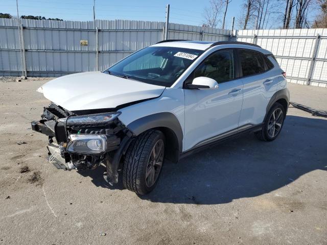 KM8K5CA55KU214396 - 2019 HYUNDAI KONA ULTIMATE WHITE photo 1