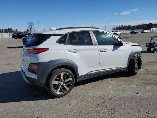 KM8K5CA55KU214396 - 2019 HYUNDAI KONA ULTIMATE WHITE photo 3