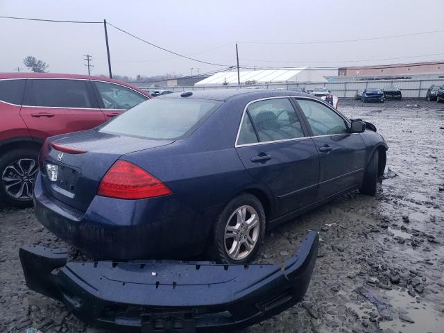 1HGCM56877A117561 - 2007 HONDA ACCORD EX BLUE photo 3