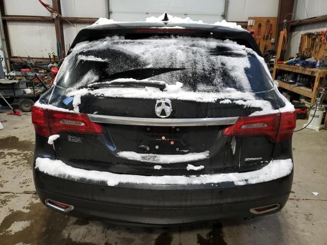 5FRYD4H86EB507002 - 2014 ACURA MDX ADVANCE BLACK photo 6