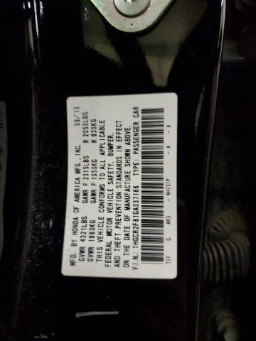 1HGCR2F81GA037186 - 2016 HONDA ACCORD EXL BLACK photo 13