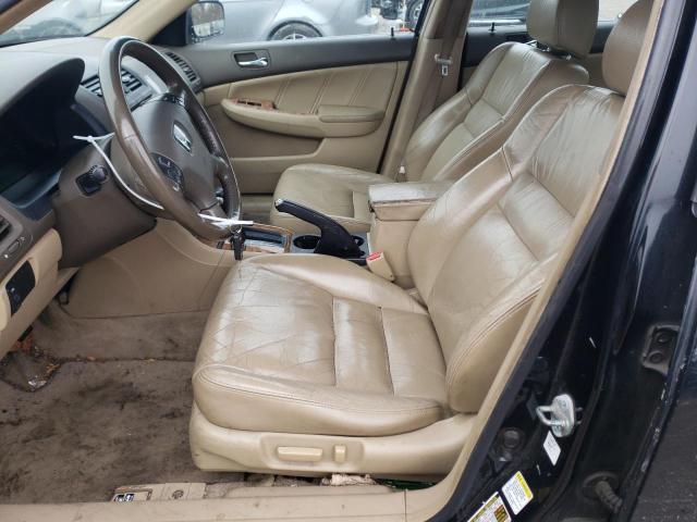 1HGCM56834A138595 - 2004 HONDA ACCORD EX BLACK photo 7