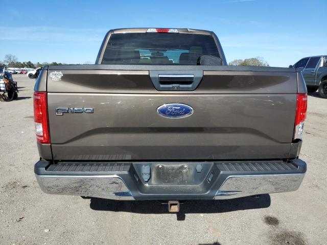 1FTEW1CP0GFD47905 - 2016 FORD F150 SUPERCREW BROWN photo 6
