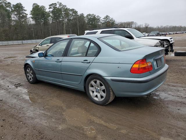 WBAEV33404KR34786 - 2004 BMW 325 I TURQUOISE photo 2