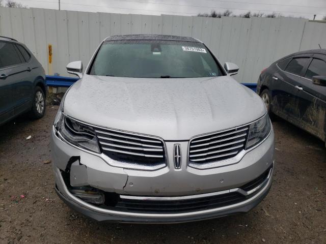 2LMPJ8LP3GBL56650 - 2016 LINCOLN MKX RESERVE فضي صورة 5