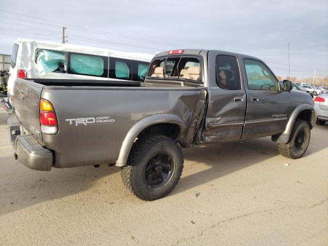 5TBBT481X4S441358 - 2004 TOYOTA TUNDRA ACCESS CAB LIMITED GRAY photo 3