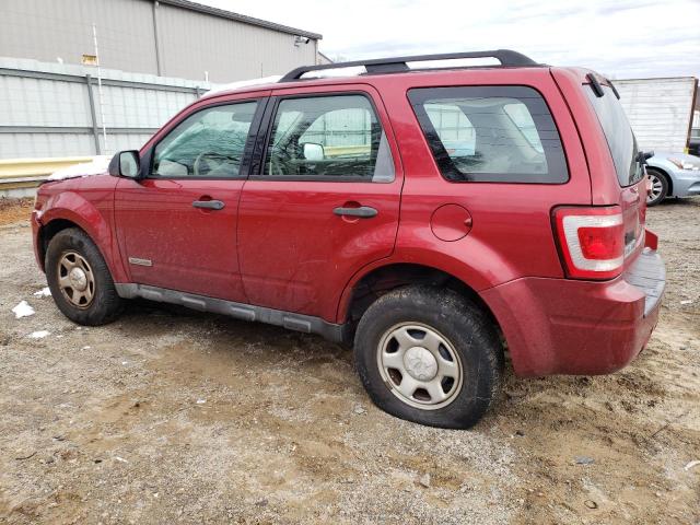 1FMCU92Z48KE51560 - 2008 FORD ESCAPE XLS RED photo 2