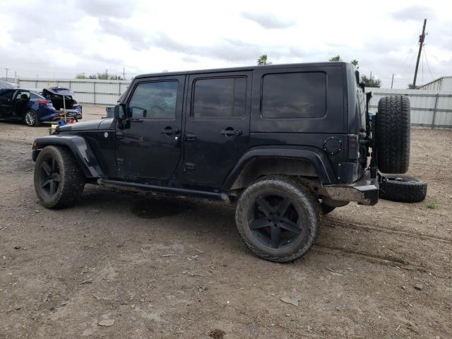 1J8GA59137L190172 - 2007 JEEP WRANGLER SAHARA BLACK photo 2