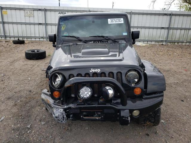 1J8GA59137L190172 - 2007 JEEP WRANGLER SAHARA BLACK photo 5