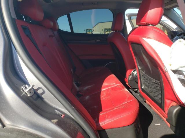 ZASFAKBN8J7B85054 - 2018 ALFA ROMEO STELVIO TI GRAY photo 10