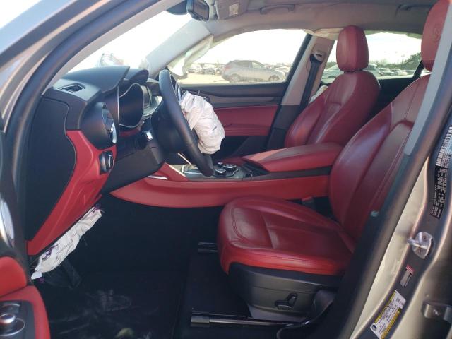 ZASFAKBN8J7B85054 - 2018 ALFA ROMEO STELVIO TI GRAY photo 7