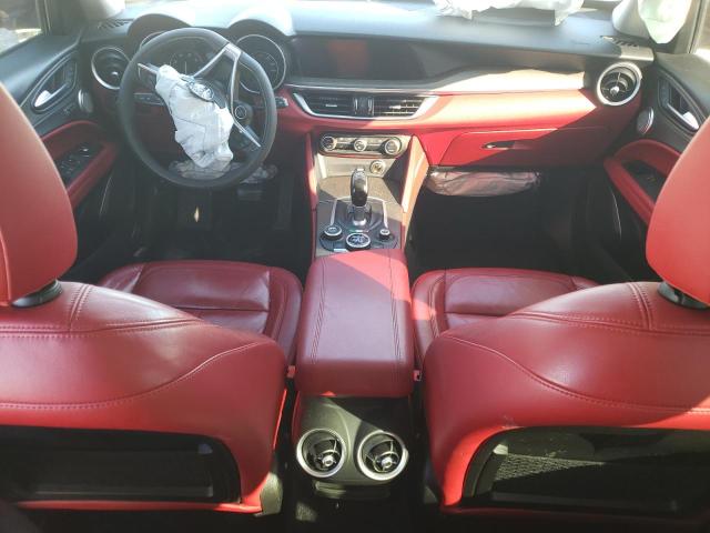 ZASFAKBN8J7B85054 - 2018 ALFA ROMEO STELVIO TI GRAY photo 8