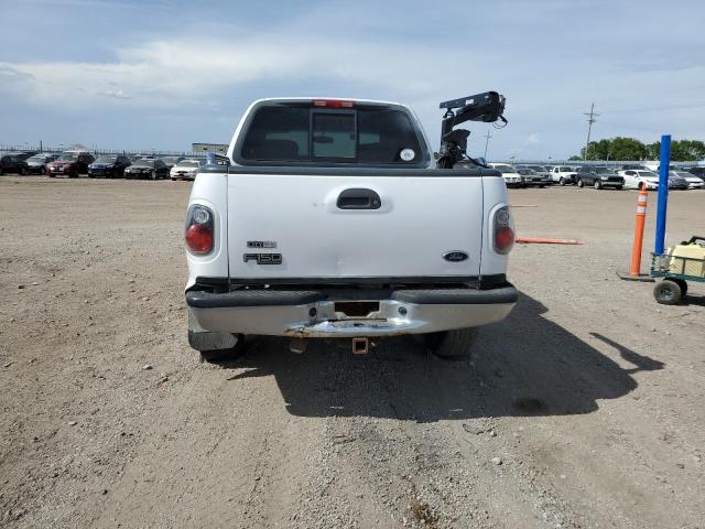 1FTRW08L01KA53159 - 2001 FORD F150 SUPERCREW WHITE photo 6