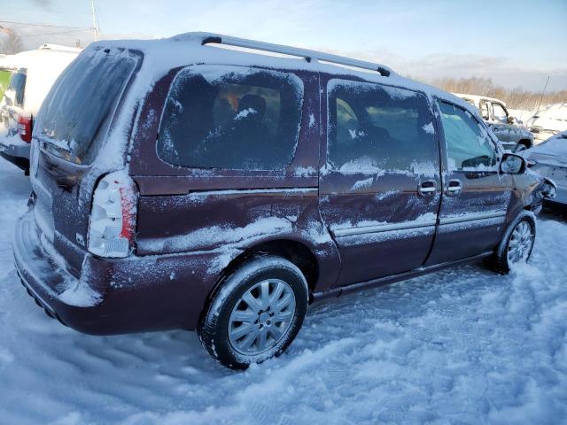 5GADV33147D147595 - 2007 BUICK TERRAZA CXL BURGUNDY photo 3